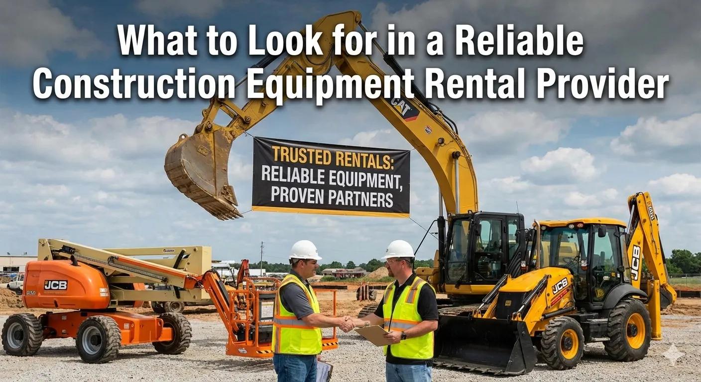 What to Look for in a Reliable Construction Equipment Rental Provider